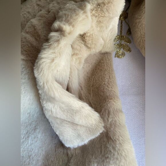 edit by nine cream-colored jacket with pockets and 2 metal buttons - Picture 6 of 8